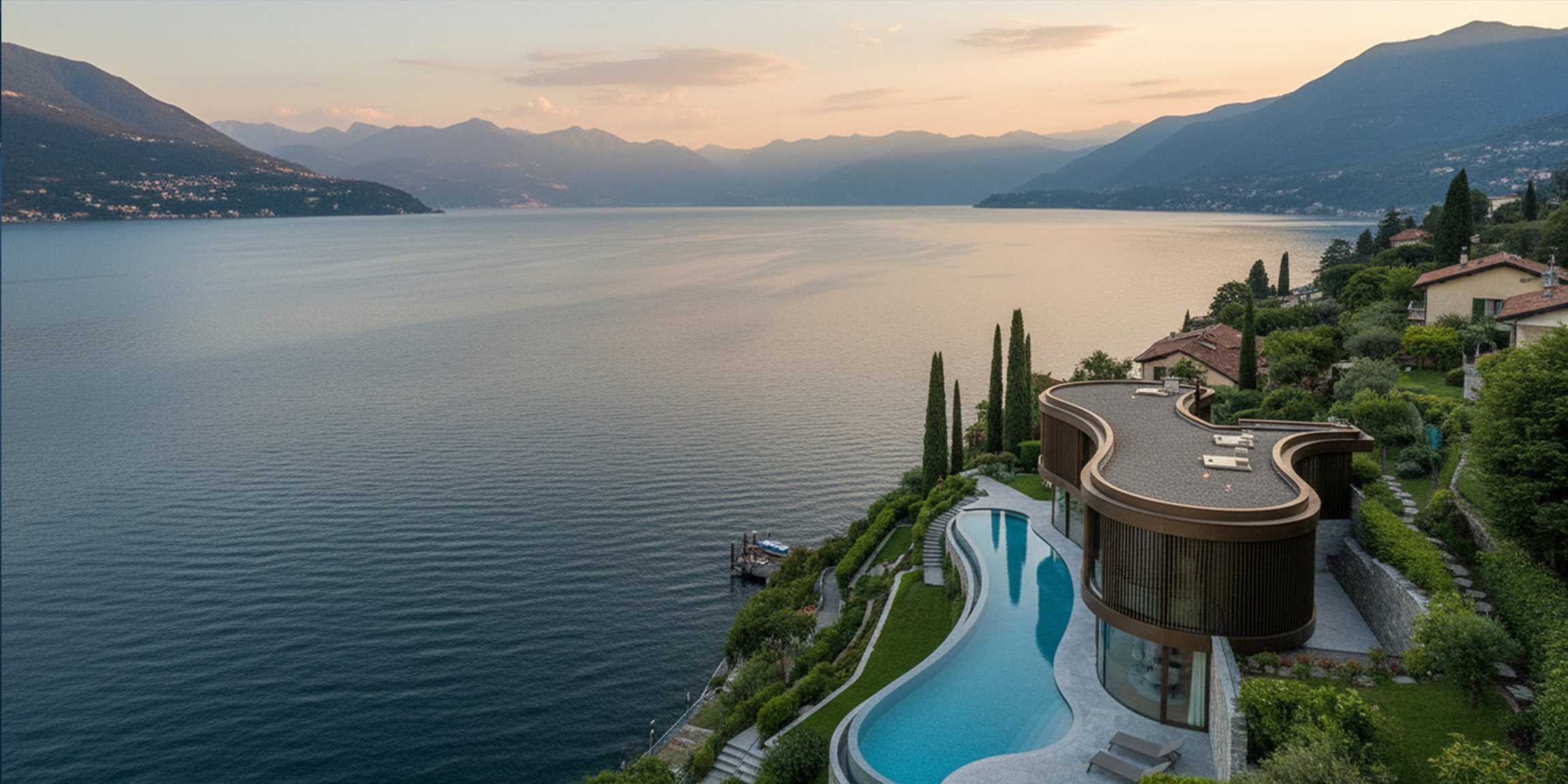 Villa contemporanea sul Lago di Como progettata da Giorgio Veronelli Architecture